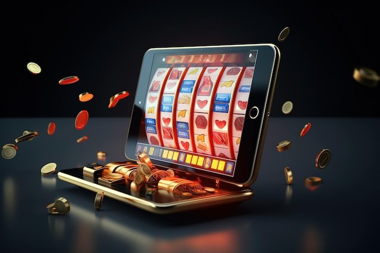 Play'n GO game interface on udintogel 010 showing reels and stake controls